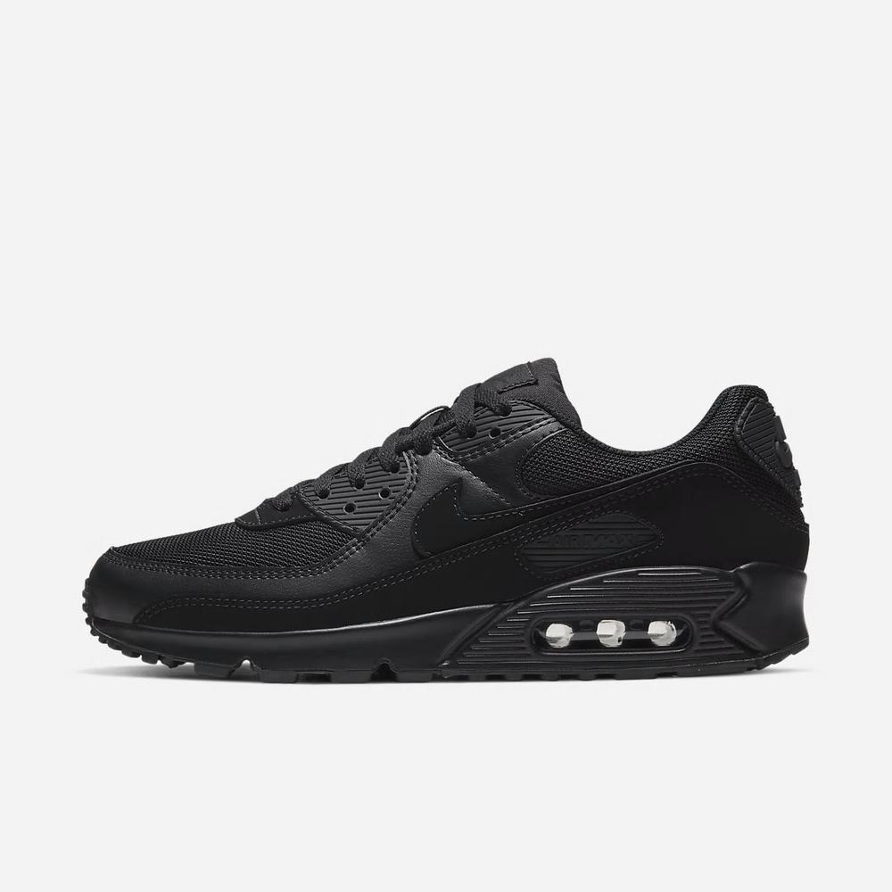 Sneakers Nike Air Max 90 Noir 8065-179 Black/Black/White/Black Homme | ZJA-39325165